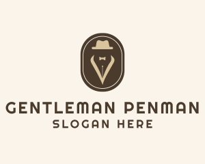 Gentleman Writer Pen logo design