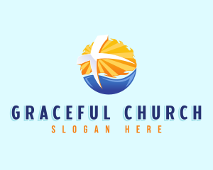 Religion Church Cross logo design