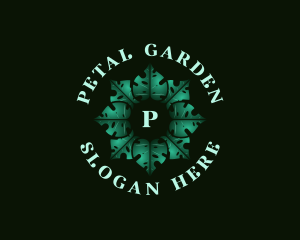 Ornament Botanical Plant logo design