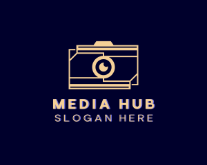 Multimedia Camera Photography logo design