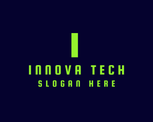 Tech Green Computer logo design