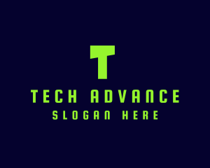 Tech Green Computer logo design