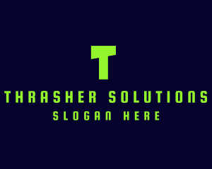 Tech Green Computer logo design