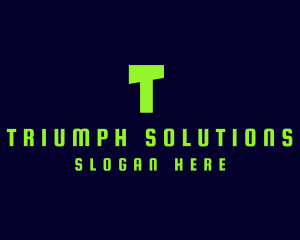 Tech Green Computer logo design