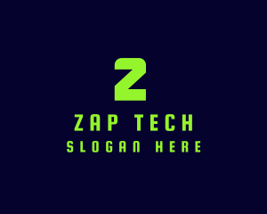 Tech Green Computer logo design