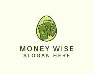 Money Egg Cash logo design