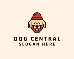 Canine Dog Hat logo design