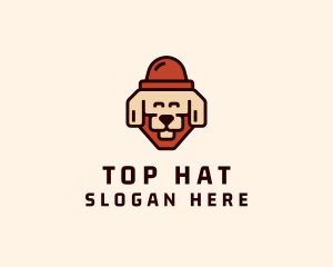 Canine Dog Hat logo design