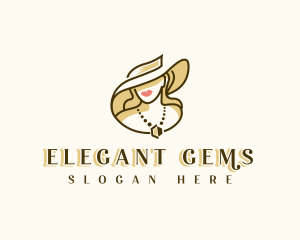 Elegant Woman Jewelry logo design