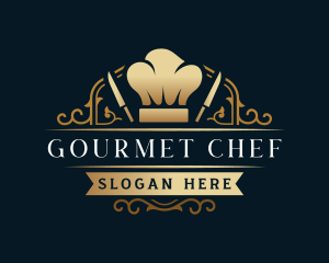 Gourmet Chef Knife logo design