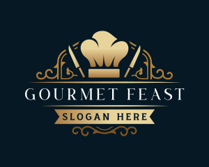 Gourmet Chef Knife logo design