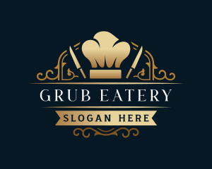 Gourmet Chef Knife logo design