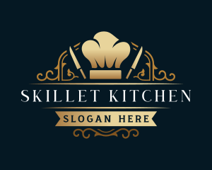 Gourmet Chef Knife logo design