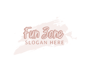 Cute Youthful Wordmark logo design