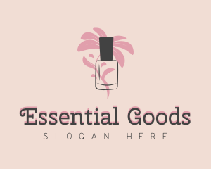 Floral Essential Oil logo design