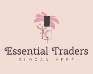 Floral Essential Oil logo design