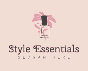 Floral Essential Oil logo design