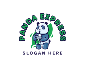 Panda Milk Tea logo design