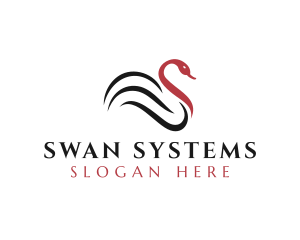 Swan Bird Duck logo