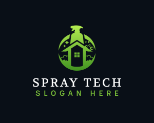 Sprayer Housekeeping Cleaner logo design