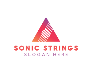 Gradient Guitar Triangle logo