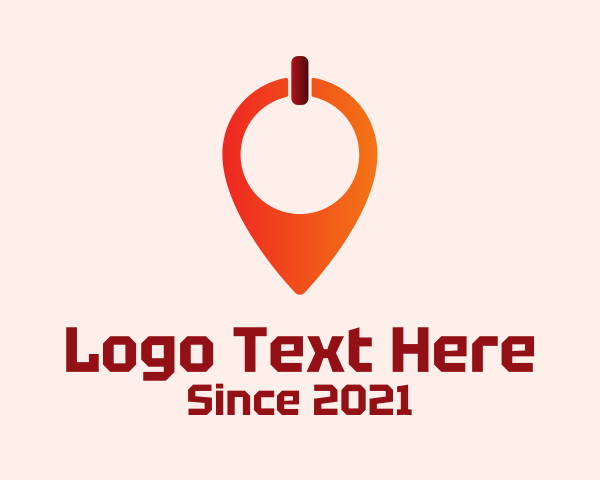 Locator Pin logo example 4
