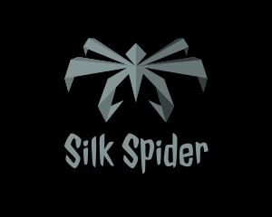 Halloween Spider Origami logo design