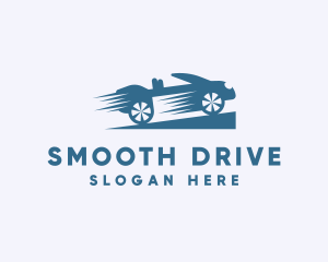 Car Driving Automobile logo design