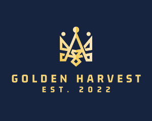 Golden Emperor Crown logo design