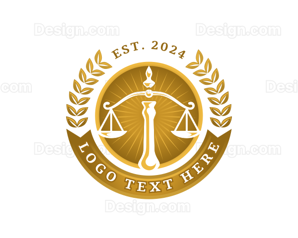 Justice Law Scale Logo