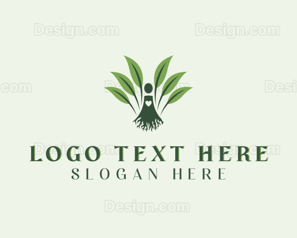 Gardening Tree Planting Logo