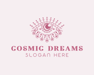 Tarot Cosmic Eye logo design