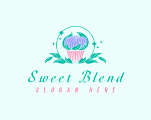 Sweet Cupcake Dessert logo design