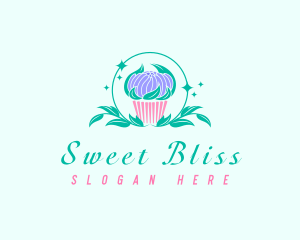 Sweet Cupcake Dessert logo design