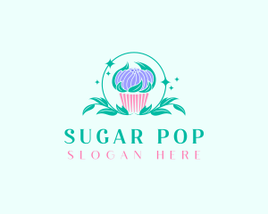 Sweet Cupcake Dessert logo design