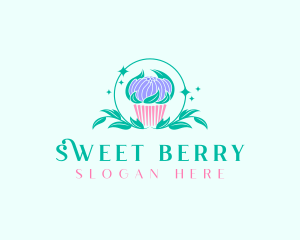 Sweet Cupcake Dessert logo design