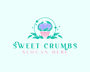 Sweet Cupcake Dessert logo design