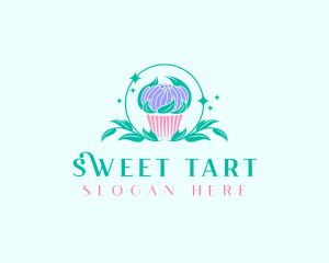 Sweet Cupcake Dessert logo design