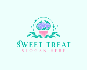 Sweet Cupcake Dessert logo design