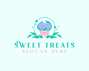 Sweet Cupcake Dessert logo design