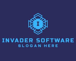 Geometric Tech Software logo design