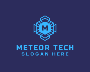 Geometric Tech Software logo design