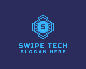 Geometric Tech Software logo design