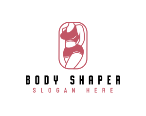 Woman Bikini Body logo design