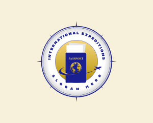 International Travel Passport logo design