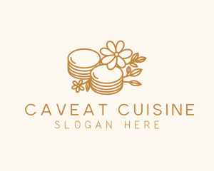 Floral Pancake Cuisine logo design