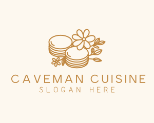 Floral Pancake Cuisine logo design