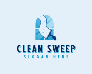 Window Wiper Cleaning logo design