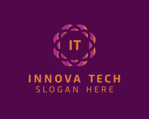 Gradient Tech Company logo design