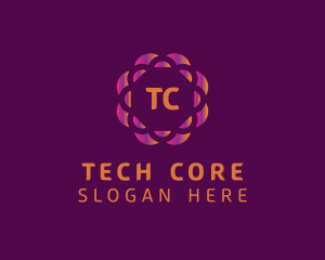 Gradient Tech Company logo design